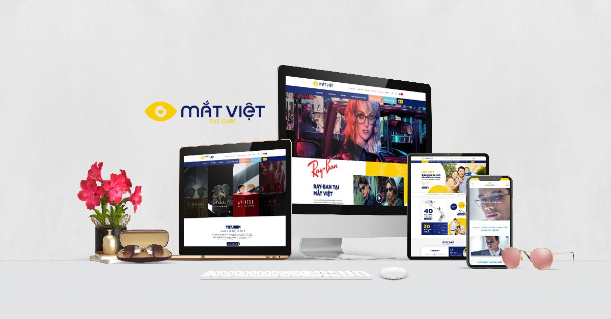 Thiết kế website Mắt Việt