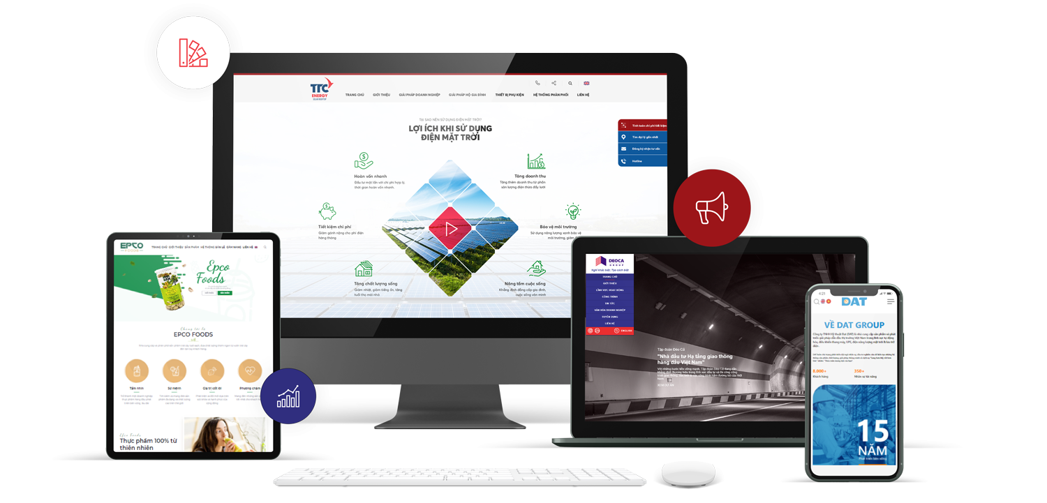 Dịch vụ thiết kế website giới thiệu doanh nghiệp