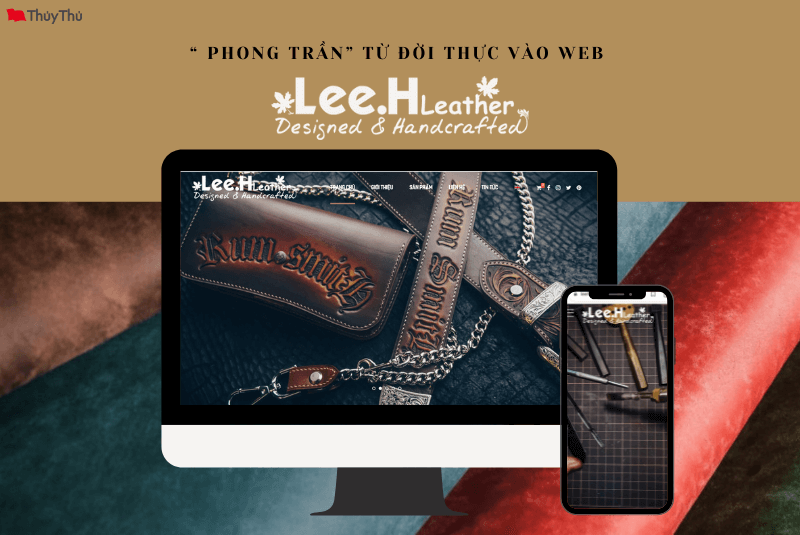 Hình website LeeH Leather 1