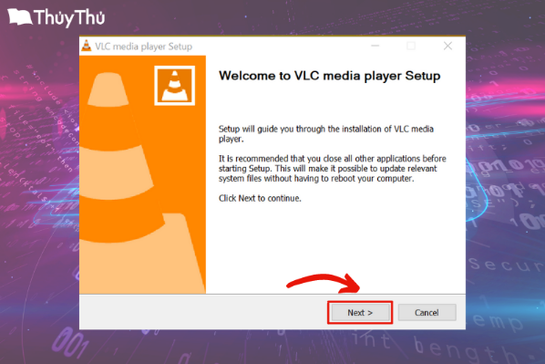 cài đặt phần mềm VLC Player